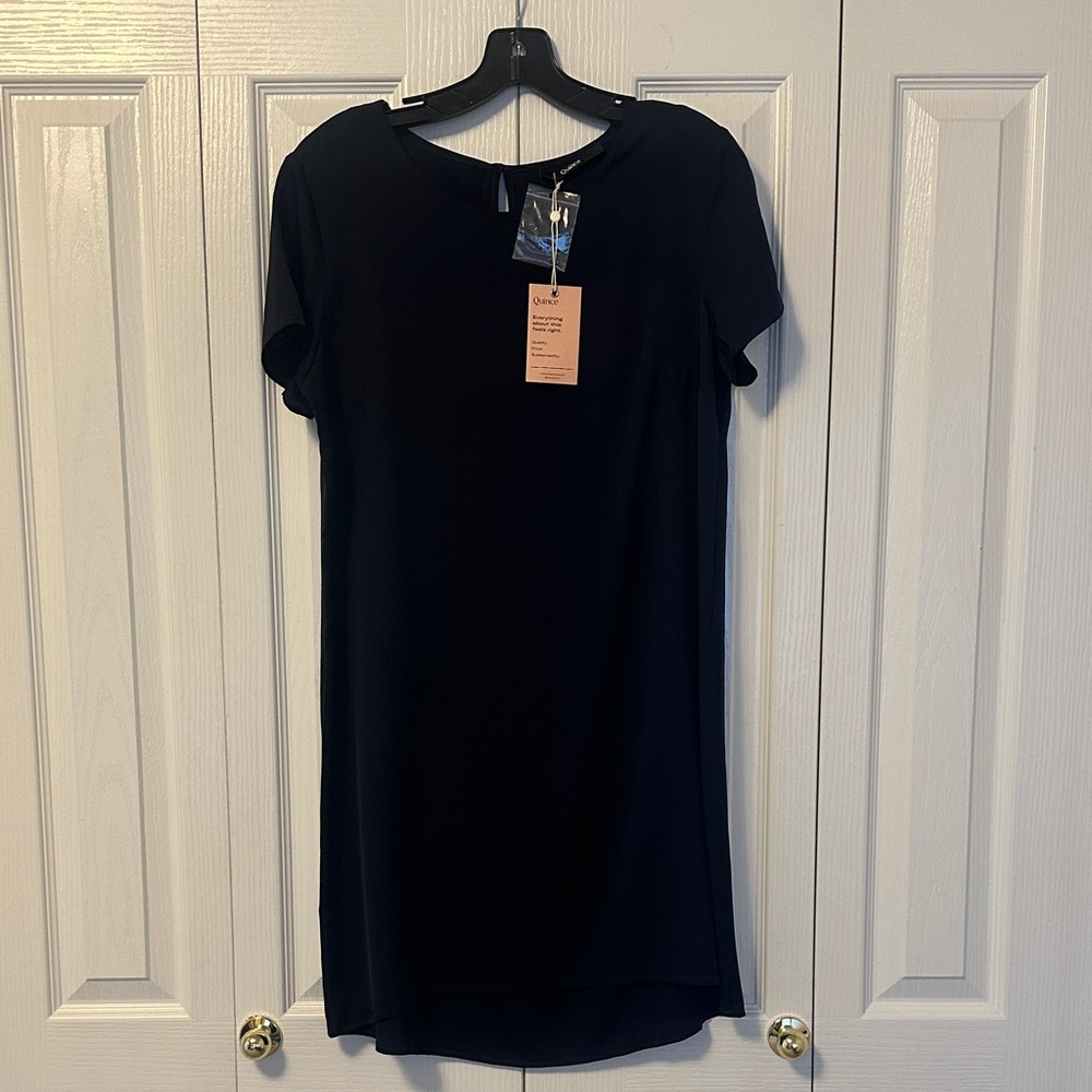 Quince Stretch Silk Dress size M